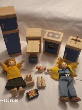 Plan Toys Kitchen Dollhouse Set